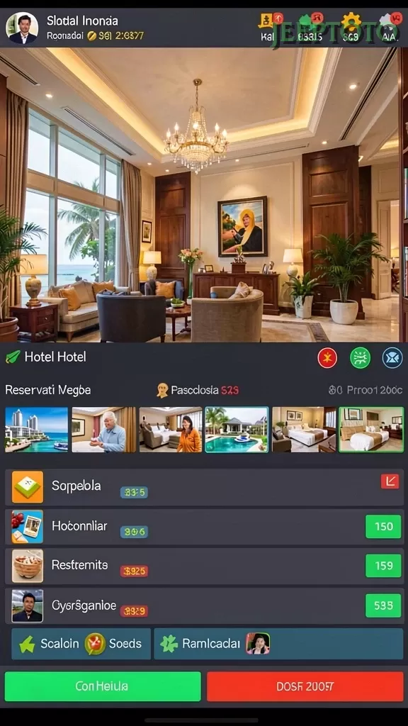 Cuplikan layar menu unduhan jeeptoto untuk perangkat Android